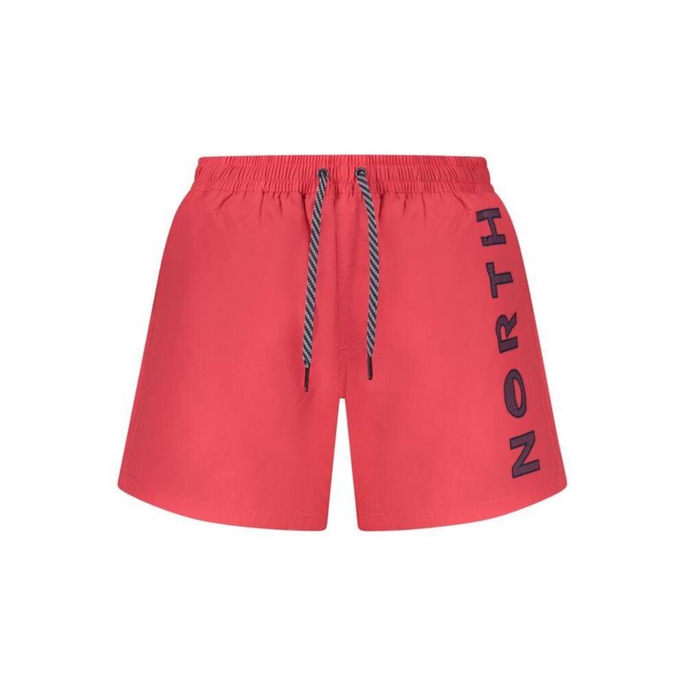 North Sails Swim Trunks Logo Men Red Swimwear